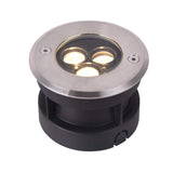 3-Watt Stainless Steel Outdoor Integrated LED 3000K In-Ground Landscape Path Light