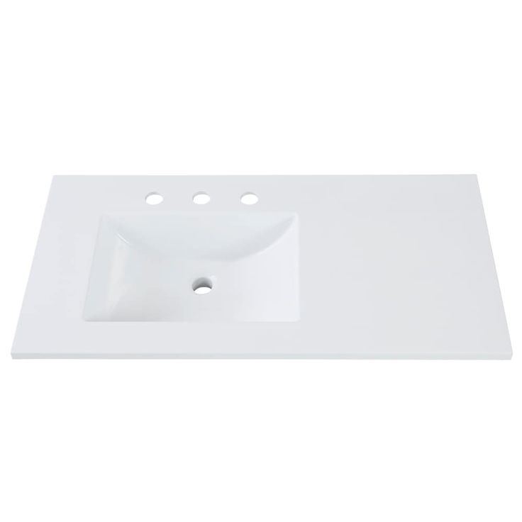 Style Selections Davies 36-in Gray Single Sink Bathroom Vanity with White Cultured Marble Top (Mirror Included)