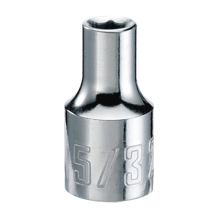 Craftsman 5/32 in. SAE 6 Point Shallow Socket - 1/4 in. Drive