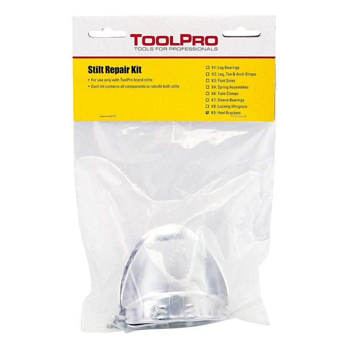 Replacement Heel Brackets Kit for Adjustable Drywall Stilts - Super Arbor