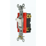 15/20 Amp 3-Way Industrial Toggle Switch, White - Super Arbor