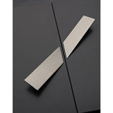 2-1/2 in. (64 mm) Center-to-Center Chrome Contemporary Drawer Pull
