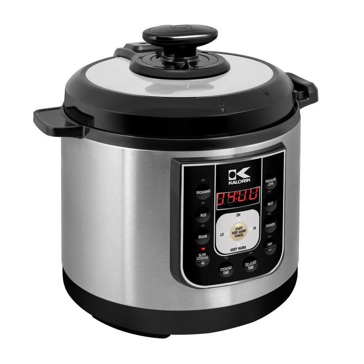Perfect Sear 6.25 Qt. Black Stainless Steel Electric Pressure Cooker