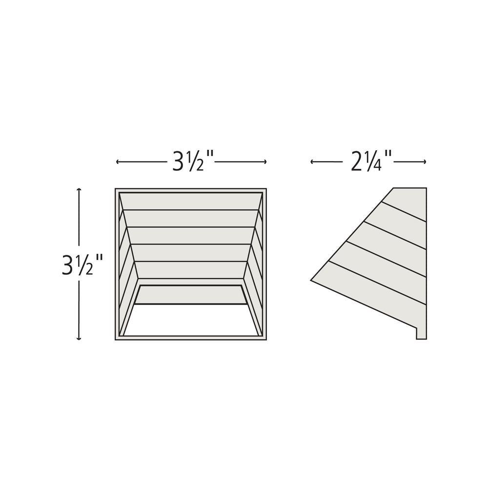 Bronze LED Outdoor Flushmount Deck Sconce - Super Arbor