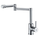 Manis Series Deck-Mounted Pot Filler in Polished Chrome - Super Arbor