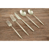 Gaze Champagne Satin 18/0 20-Piece Flatware Set (Service for 4)