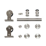 Stainless Steel Top Mount Rolling Door Hardware for Wood Doors - Super Arbor