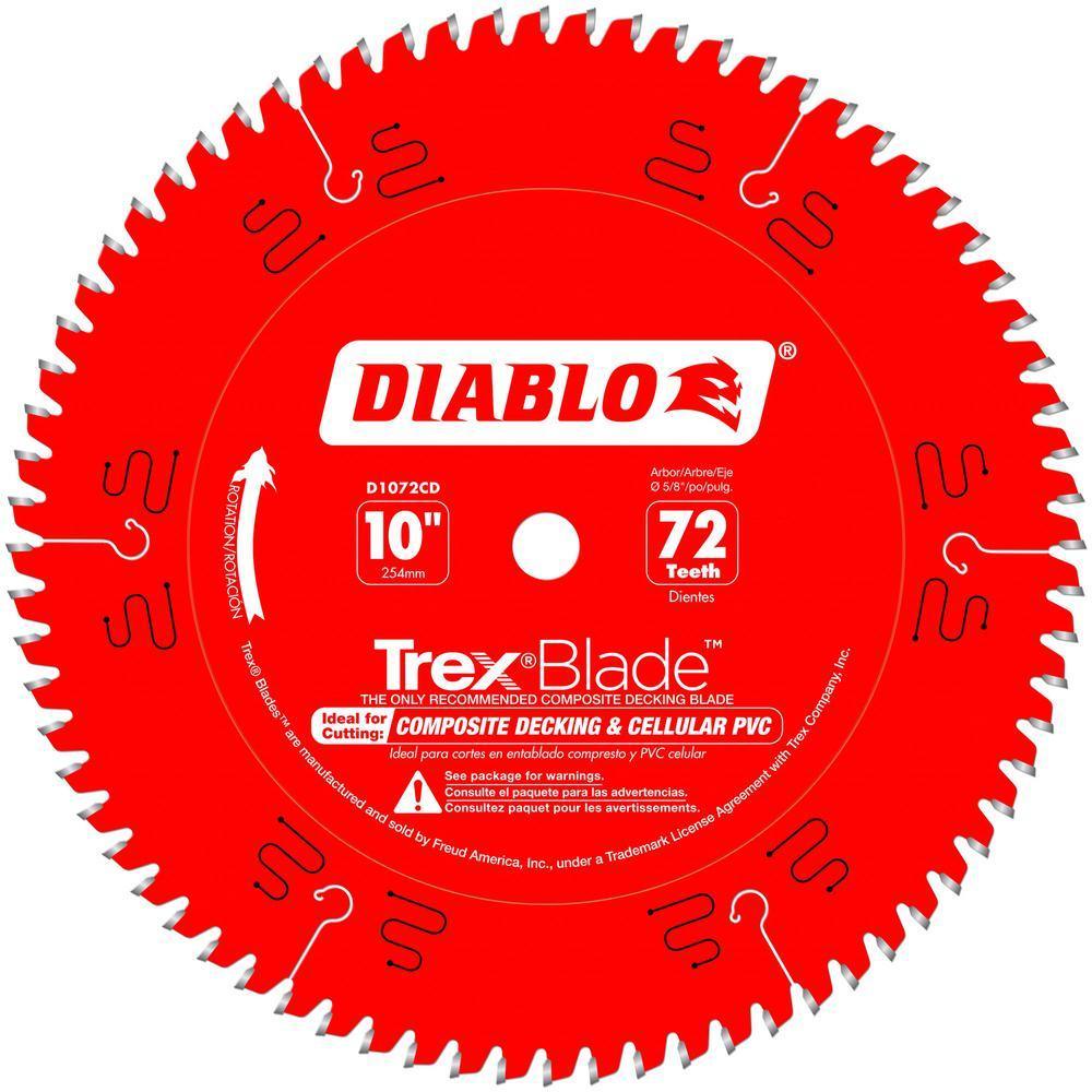 7-1/4 in. x 44-Tooth Trex/Composite Material Cutting Saw Blade - Super Arbor