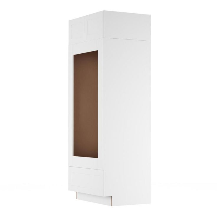 Cambridge Shaker Ready-to-Assemble 33x84x24.5 in. Base Double Oven Cabinet w/ 2 Soft Close Doors & Drawer in White