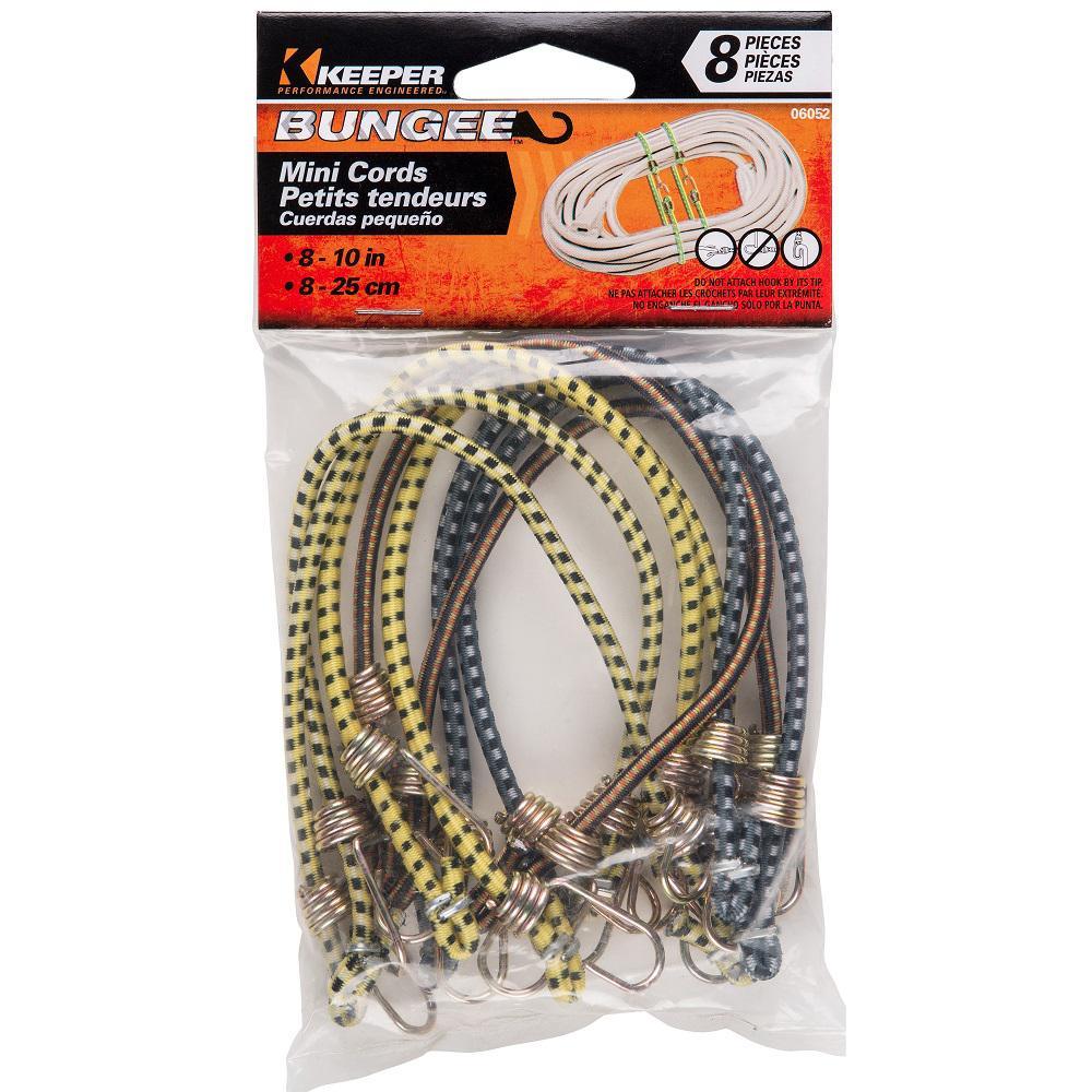 10" Mini Bungee Cords, 8 Pack - Super Arbor