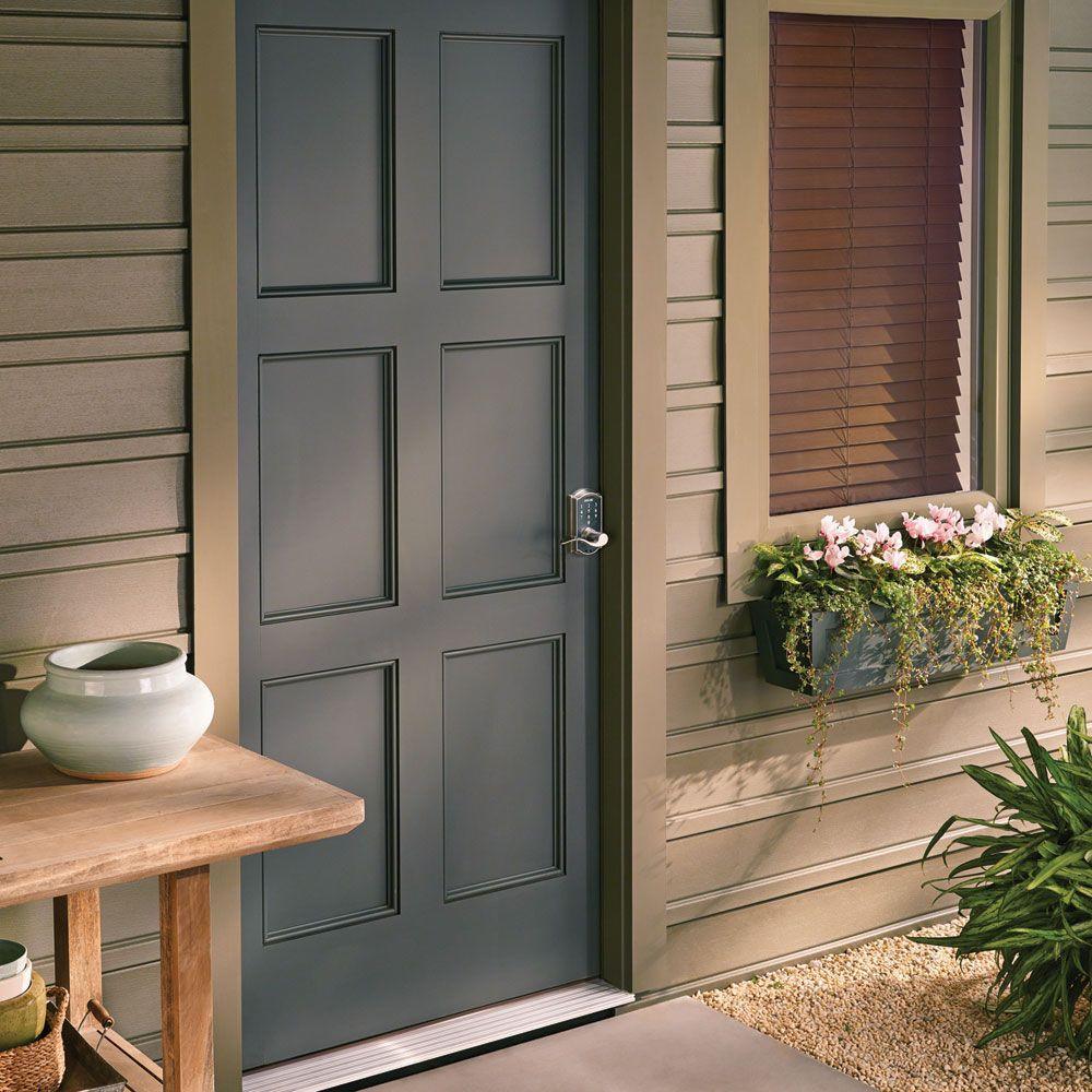 Camelot Aged Bronze Electronic Door Lock with Accent Door Lever - Super Arbor