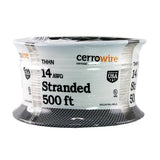 500 ft. 14/1 White Stranded THHN Wire - Super Arbor
