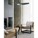 Lucci Airfusion Climate Charcoal Glass Ceiling Fan Light Kit
