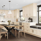 Home Decorators Collection Newport 24 in. W x 12 in. D x 36 in. H Assembled Plywood Wall Kitchen Cabinet in Blended Cream with Soft Close