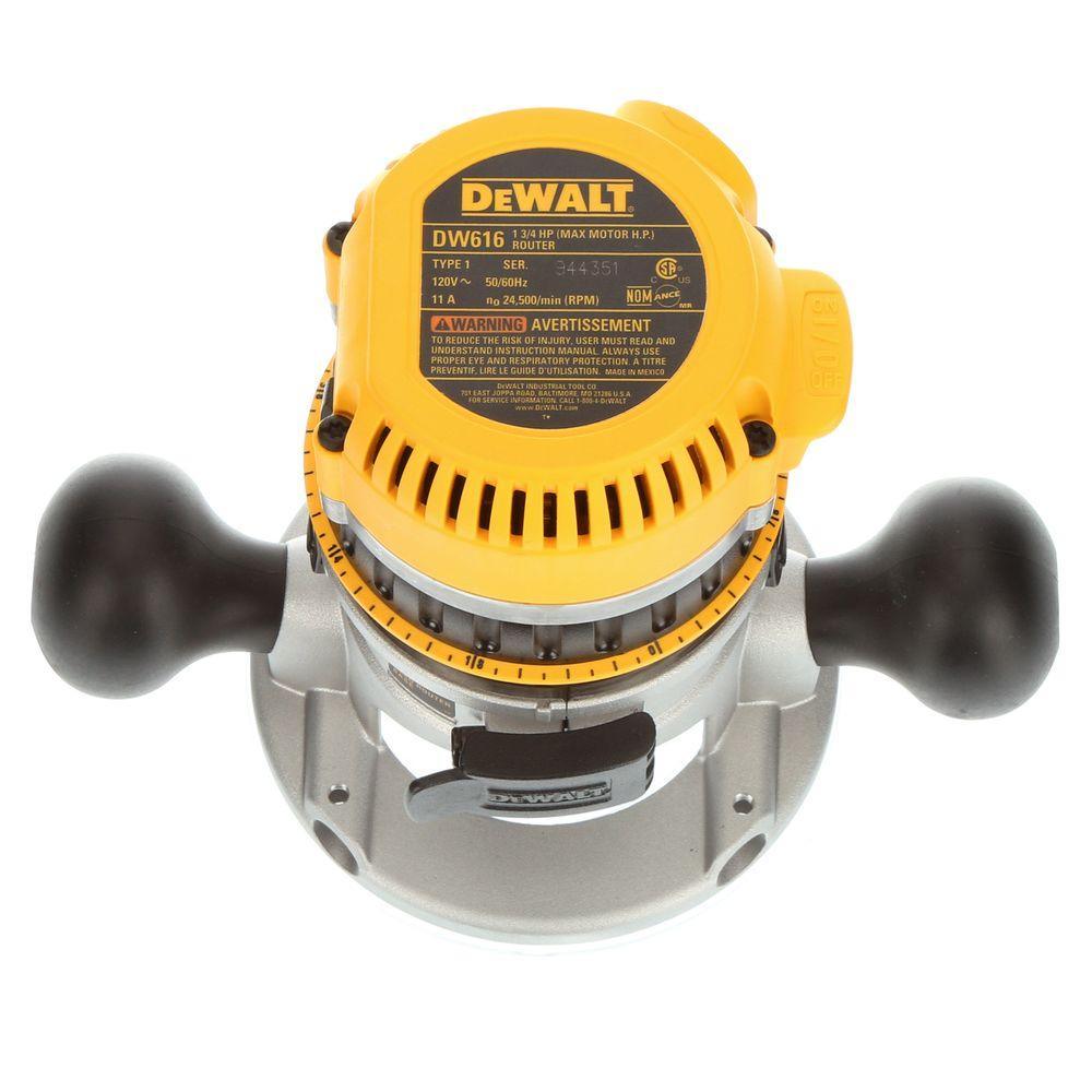 11 Amp Corded 1-3/4 Horsepower Fixed Base / Plunge Router Combo Kit - Super Arbor