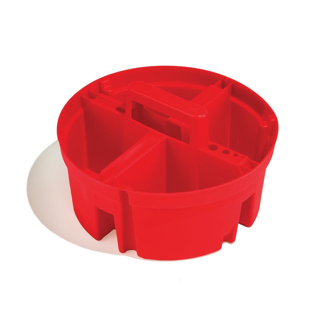 10.5 in 4-Compartment Super Stacker Small Parts Organizer - Super Arbor
