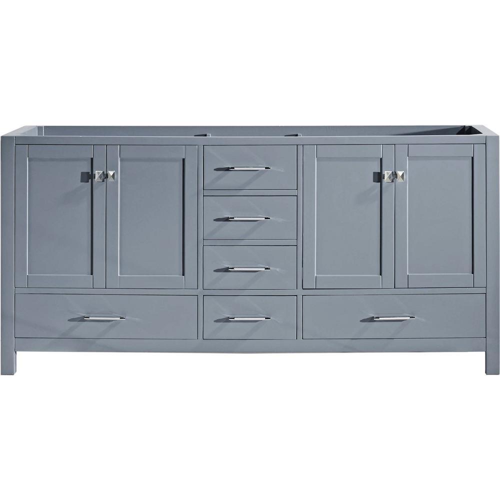 Caroline Avenue 72 in. W Bath Vanity Cabinet Only in White - Super Arbor