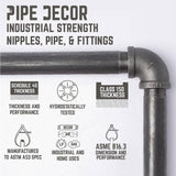 3/4 in. Black Steel Pipe 3.5 ft. L x 28.5 in. H  