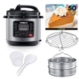 10 Qt. Stainless Steel Electric Pressure Cooker with Built-In Timer