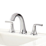 Ladera 8 in. Widespread 2-Handle Bathroom Faucet in Polished Chrome - Super Arbor