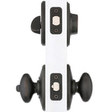 Wakefield Aged Bronze Single Cylinder Deadbolt with Siena Entry Door Knob Combo Pack - Super Arbor