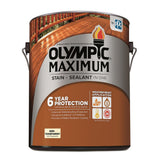 Olympic Maximum 1 gal. Cedar Natural Tone Semi-Transparent Exterior Stain and Sealant in One - Super Arbor