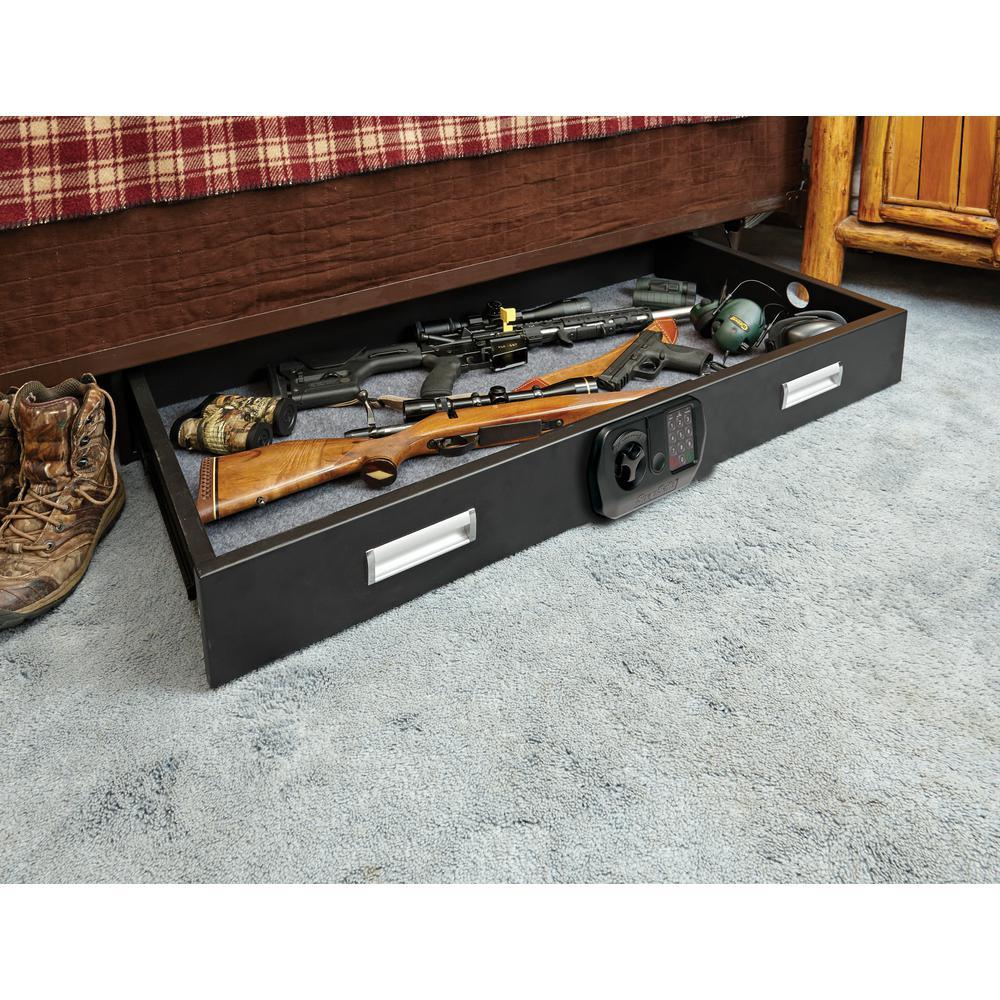 XXL Under Bed Safe 48 in. W x 7 in. H x 24 in. D with Digital Lock - Super Arbor