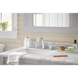 Ladera 8 in. Widespread 2-Handle Bathroom Faucet in Polished Chrome - Super Arbor