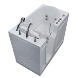 Nova Heated 5 ft. Walk-In Air and Whirlpool Jetted Tub in White with Chrome Trim - Super Arbor
