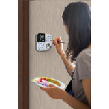 Kono Smart Wi-Fi Thermostat with Interchangeable Black Stainless Steel Faceplate - Super Arbor