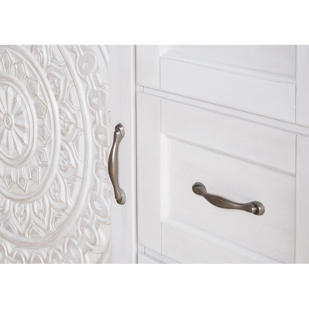 Chennai 37 in. W Single Vanity in White Wash with Engineered Stone Vanity Top in Crystal White with White Sink - Super Arbor