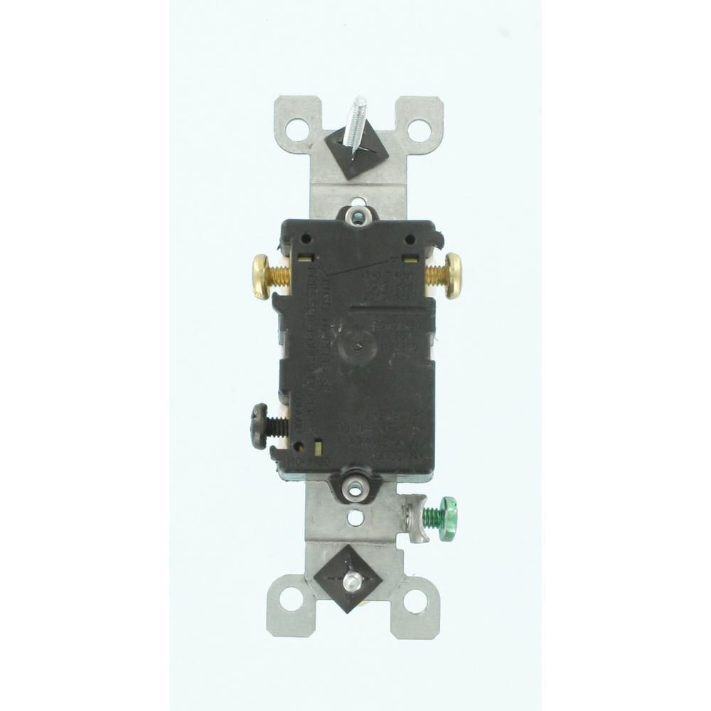 15 Amp 3-Way Toggle Switch, White - Super Arbor
