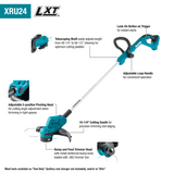 Makita 18V LXT Lithium‑Ion Cordless String Trimmer, Tool‑Only (XRU24Z)