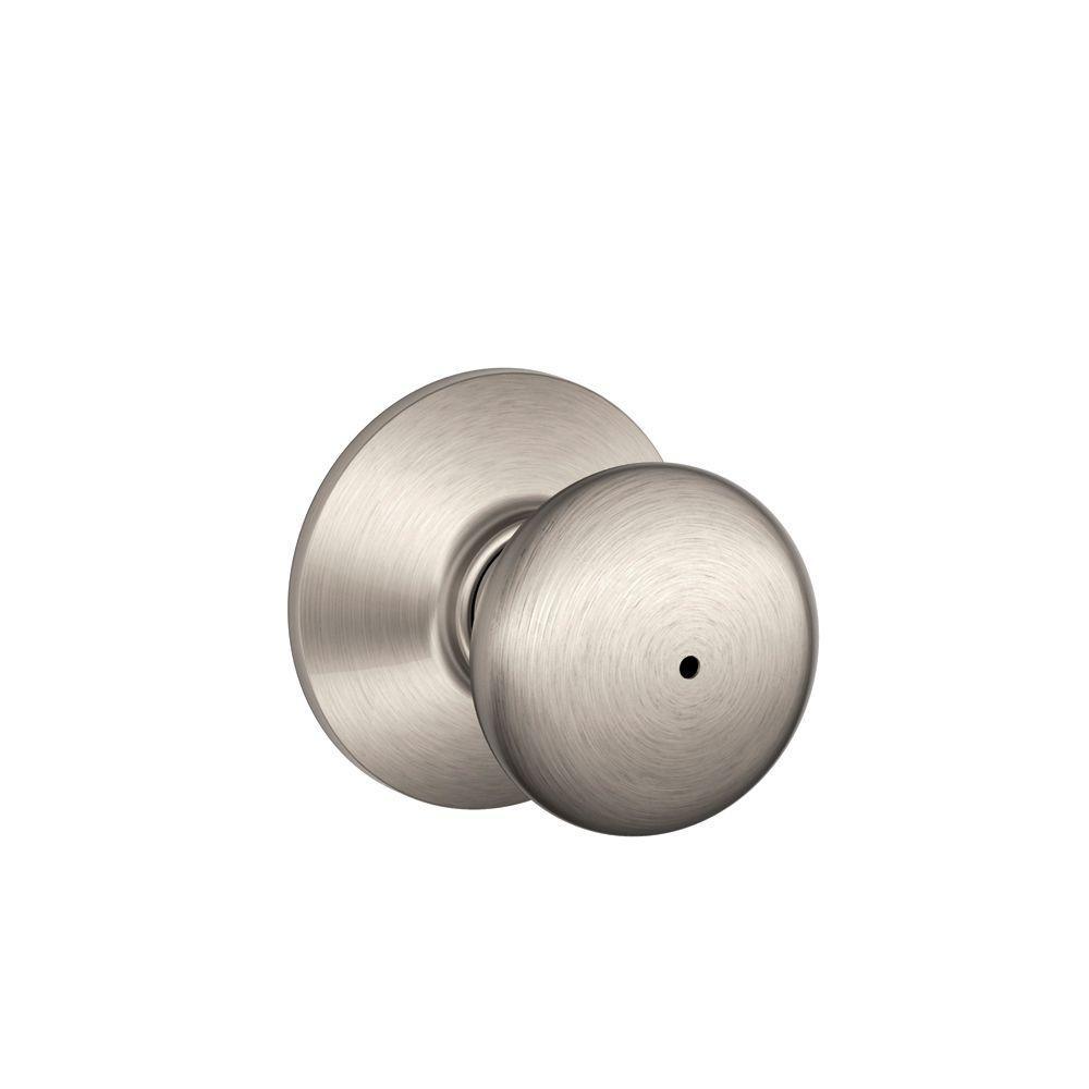 Plymouth Bright Brass Privacy Bed/Bath Door Knob - Super Arbor