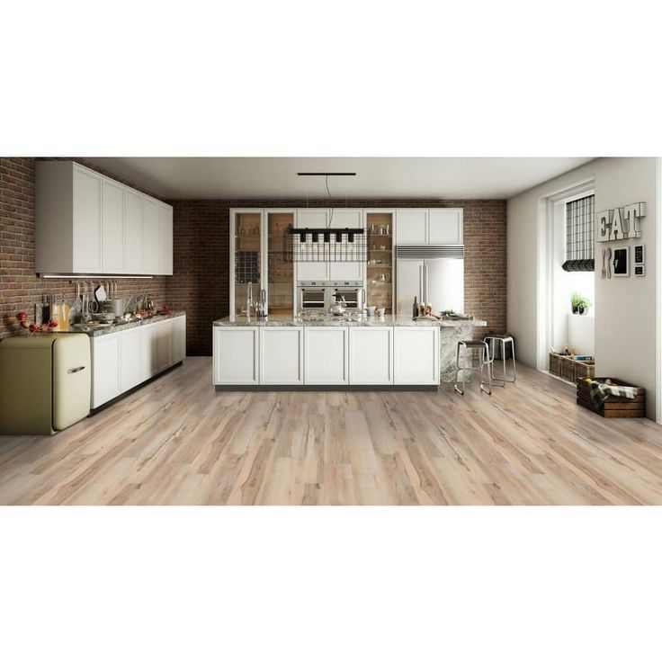 MSI Woodland Alpine Mountain 7 in. x 48 in. Rigid Core Luxury Vinyl Plank Flooring (23.8 sq. ft. / case)