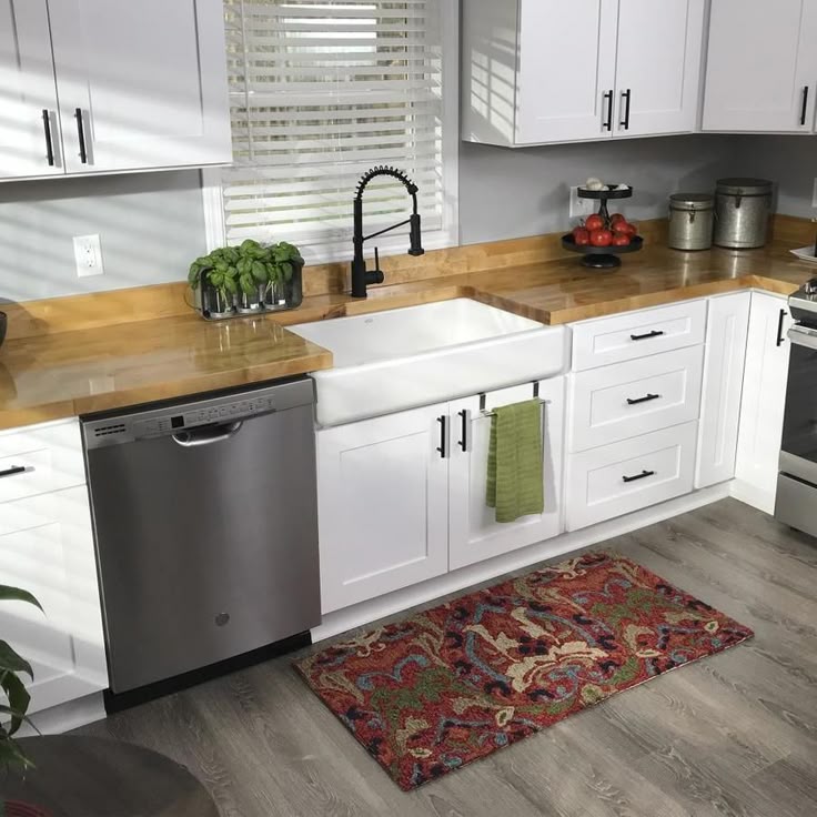 The Baltic Butcher Block Birch 10-ft Natural Straight Butcher Block Birch Kitchen Countertop