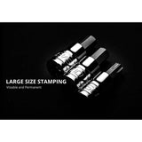 Torx and E-Torx Bit Socket Set (35-Piece) - Super Arbor