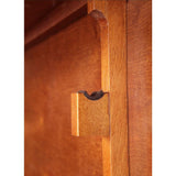 1 Gun Horizontal Key Locking Display Cabinet in Brown