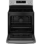GE 30 in. 5.3 cu. ft. Electric Range with Self-Cleaning Convection Oven in Stainless Steel
