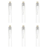 Feit Electric 1 ft. 8-Watt T5 Soft White (2700K) G5 Linear Fluorescent Tube Light Bulb (6-Pack)
