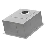 Undermount Stainless Steel 14 in. Bar Prep Single Bowl Kitchen Sink 16-Gauge