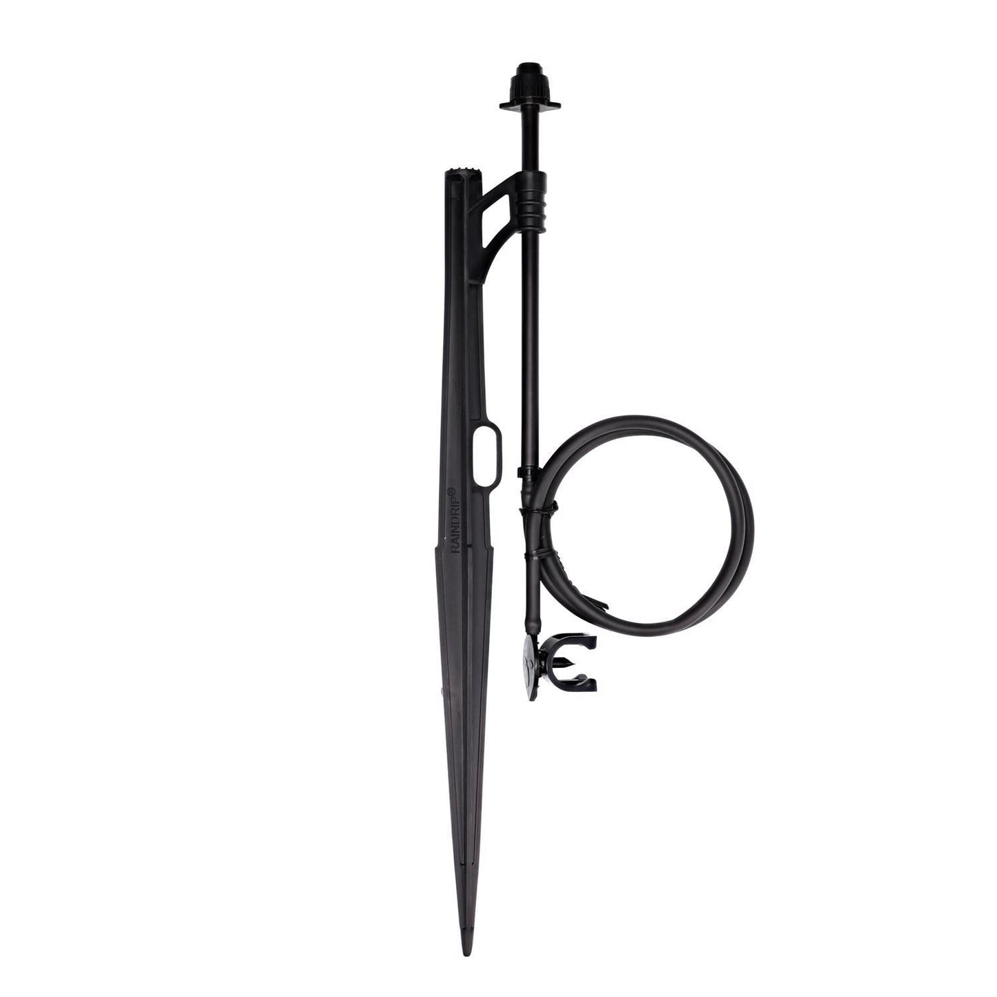 Raindrip Adjustable Flow Bubbler Assembly for 1/4 in. Tubing, 13 in. Stake – 1 Pack