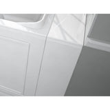 Gelcoat Value Series 52in. x 32in. Right Hand Touch Control Walk-In Whirlpool Bathtub with Outward Opening Door in White - Super Arbor