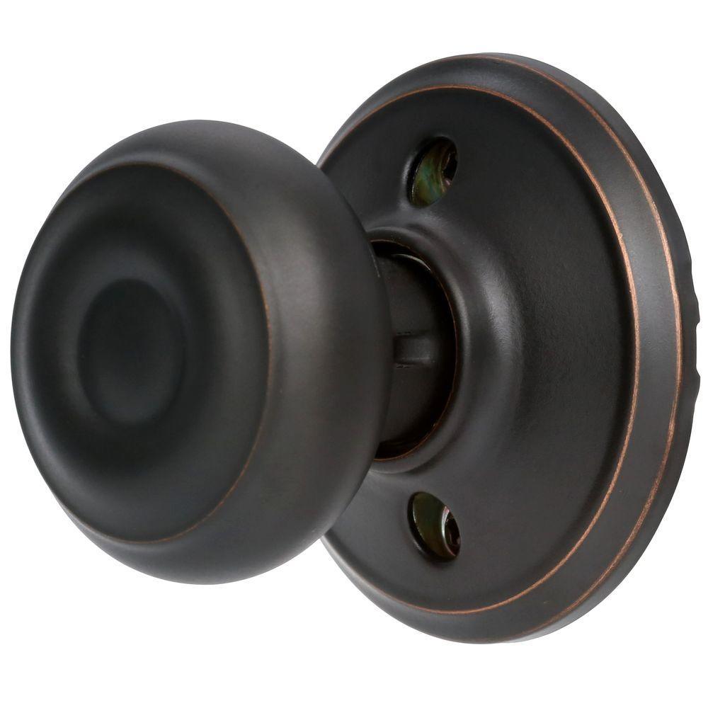 Georgian Aged Bronze Dummy Door Knob - Super Arbor