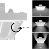 Commercial Electric 19 in. White Integrated LED Dimmable Linear High Bay with Adjustable Up Light, at 20000 Lumens, 5000K Daylight