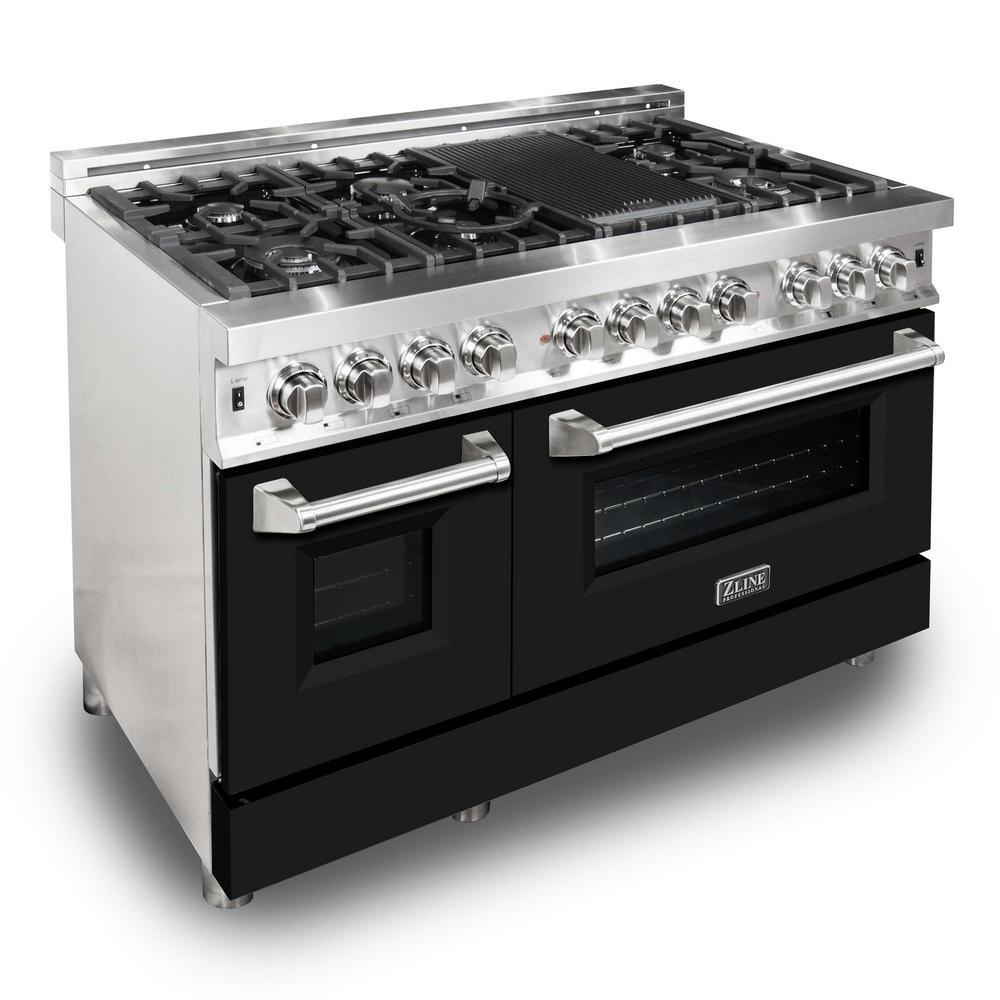 ZLINE 48 in. Professional Dual Fuel Range in Stainless Steel (RA48) - Super Arbor
