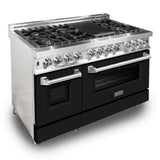 ZLINE 48 in. Professional Dual Fuel Range in Stainless Steel (RA48) - Super Arbor
