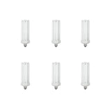 300-Watt Equivalent Daylight Quad Tube E26 Base with Mogul Adapter CFL Light Bulb (6500K) (6-Pack)