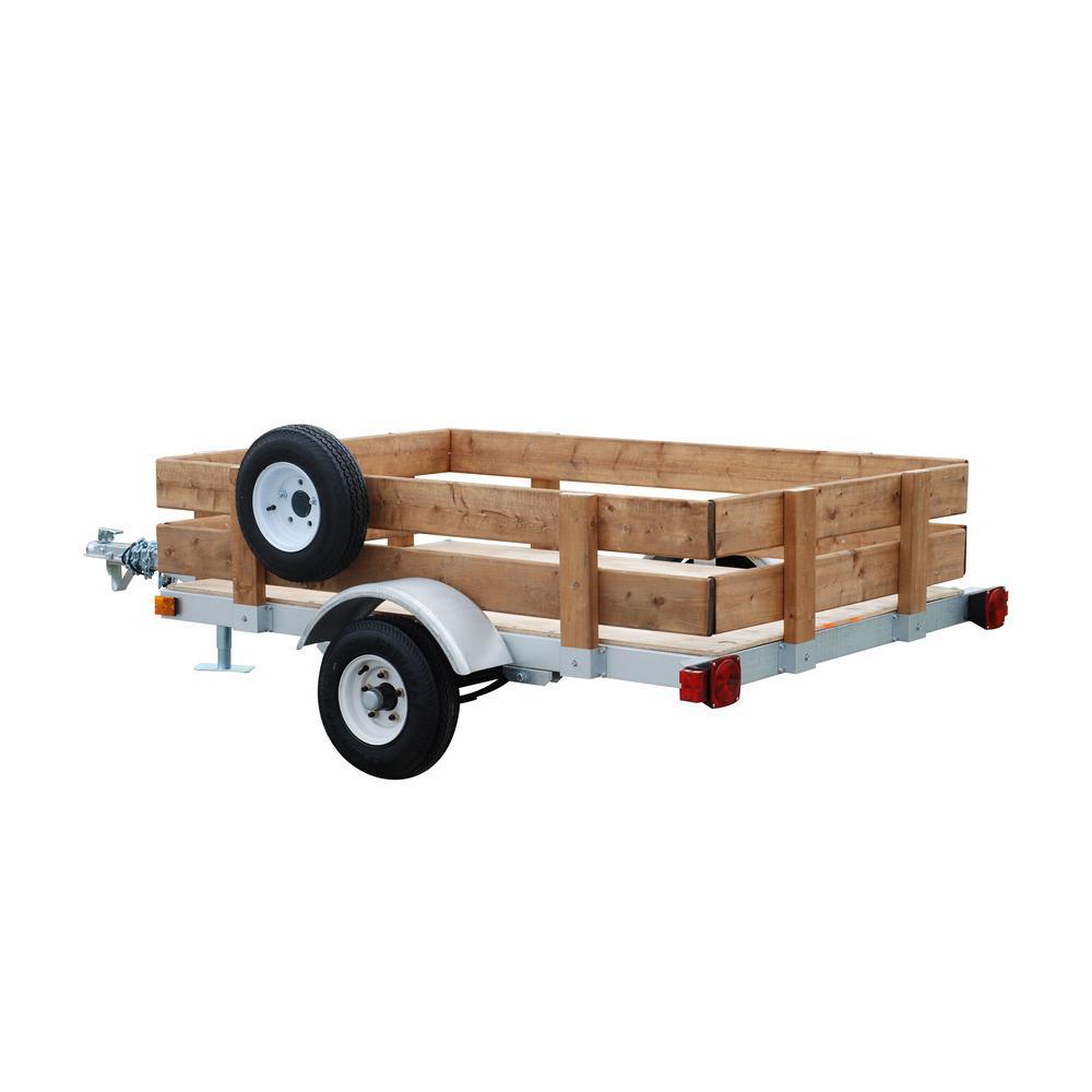 Galvanized 4 ft. x 4 ft. Kit Trailer - Super Arbor