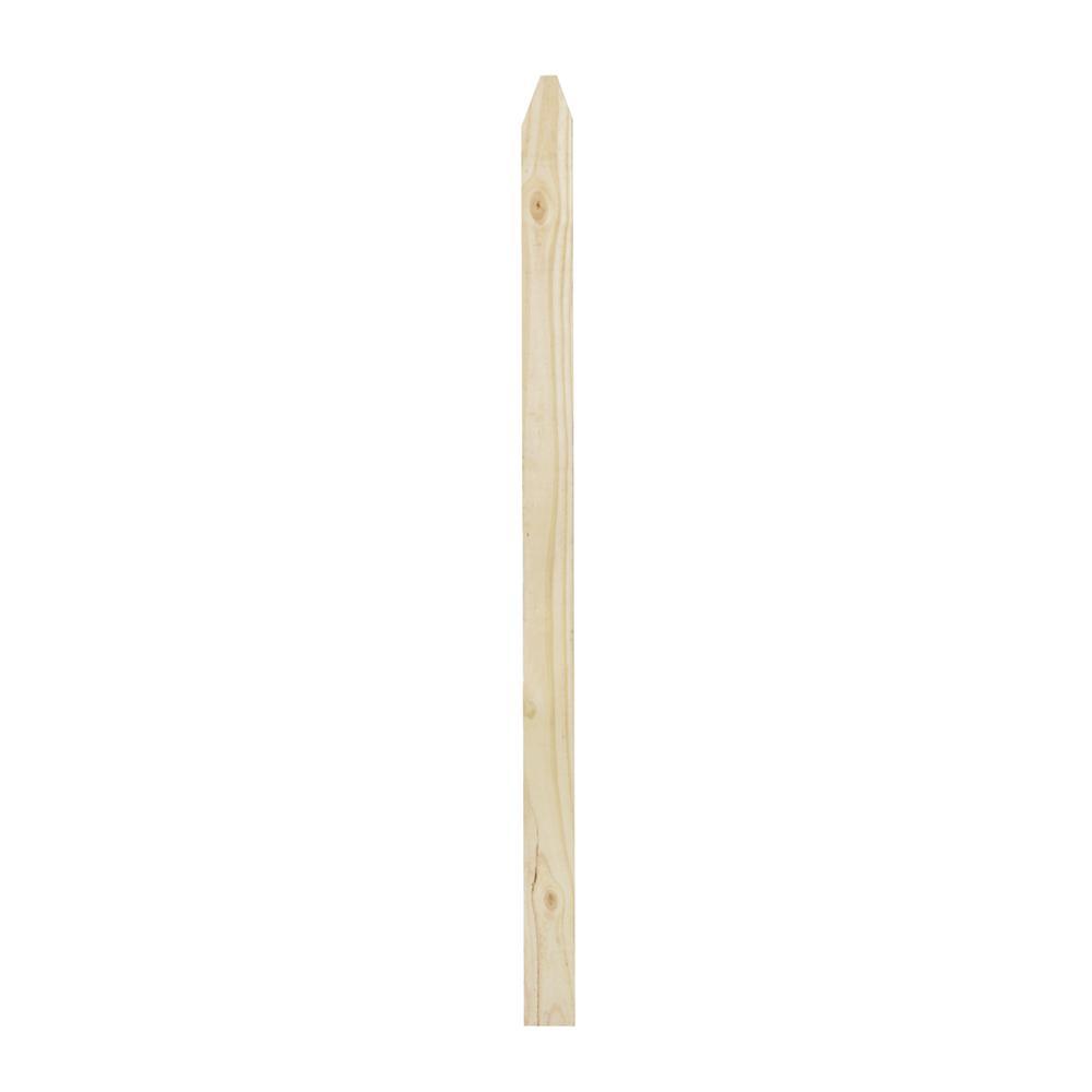 1/2 in. x 4 in. x 6 ft. SPF Stockade Fence Picket (6-Pack) - Super Arbor